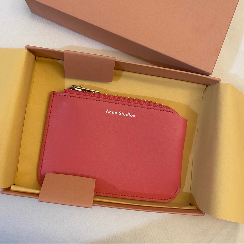 Acne studio small purse pink